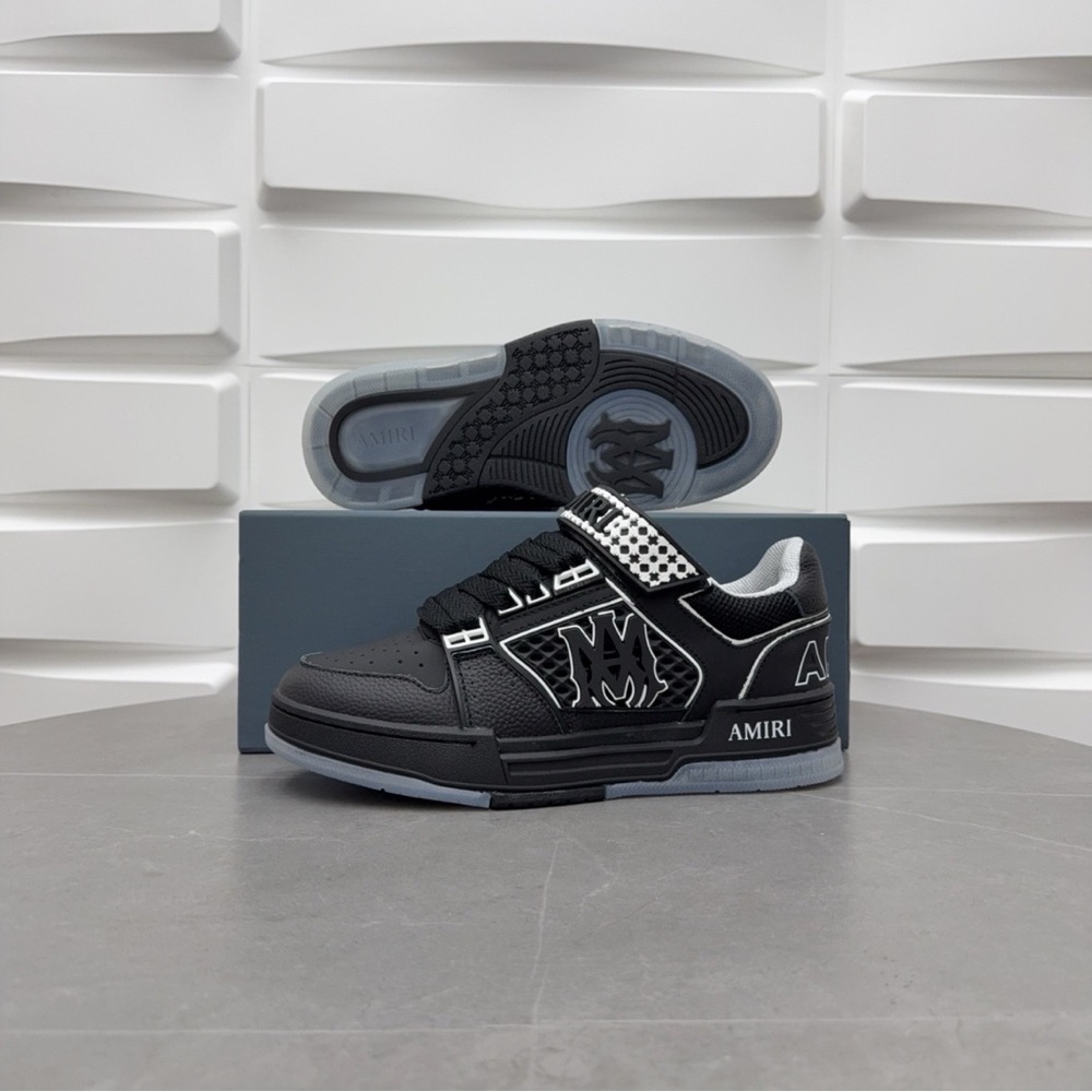 AMIRI Kids Black and Gray Sneakers